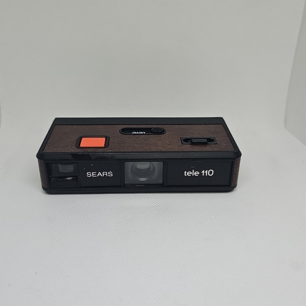 Vintage Sears Tele 110 Pocket Camera Telephoto Uses 110 Film